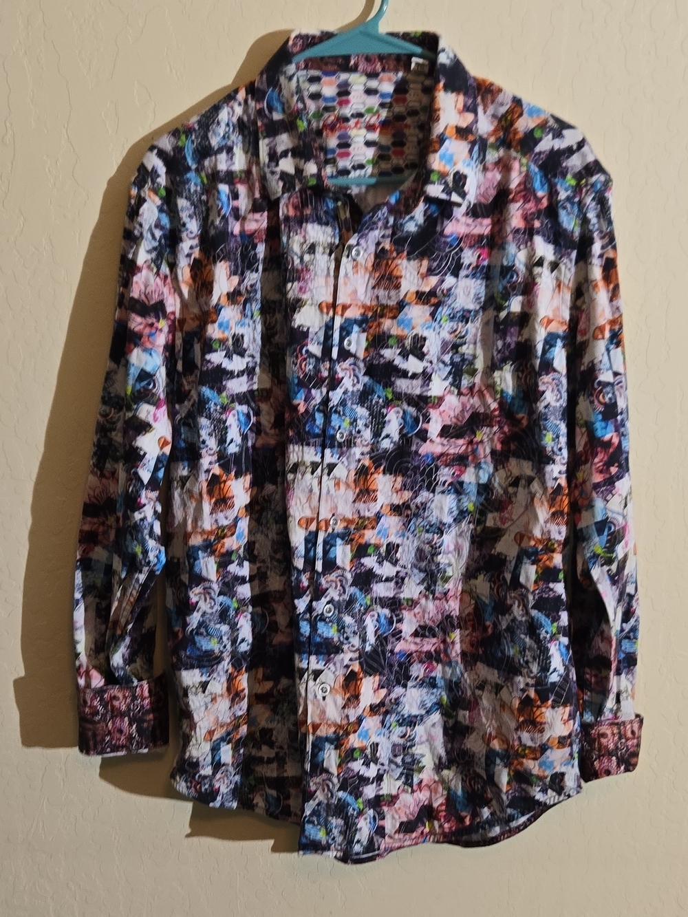 Robert Graham Multicolor Abstract Print Button-Down Shirt
